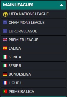 Main Leagues on 1960Bet