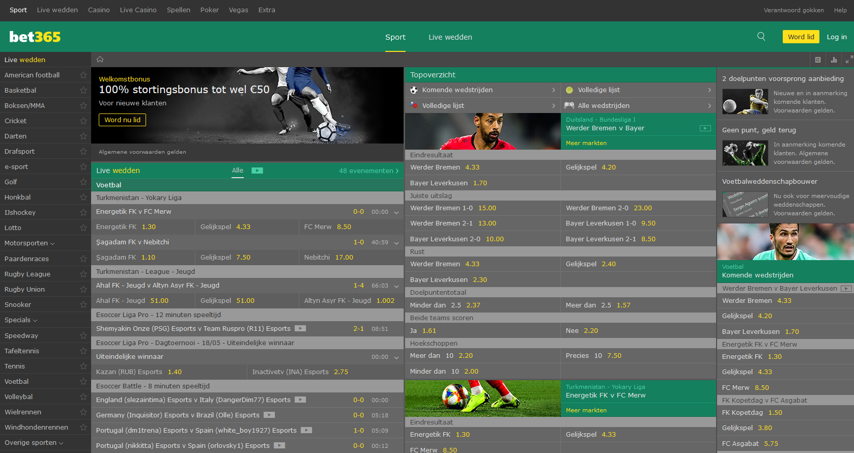 Bet365 official site
