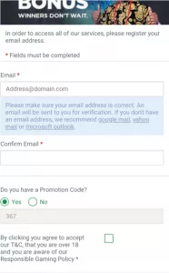 verify account on Bet9ja