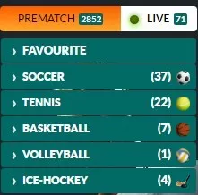 Live Betting  on 1960Bet