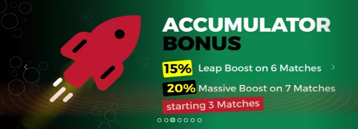 Accumulator bonus LionsBet