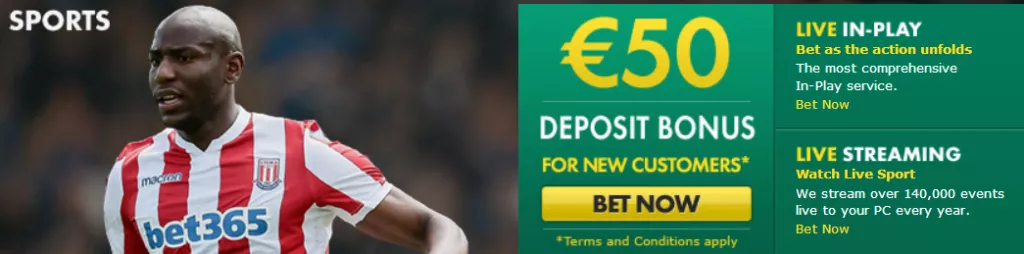 Bet365 bonuses