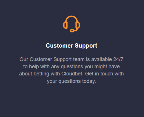 Cloudbet Support