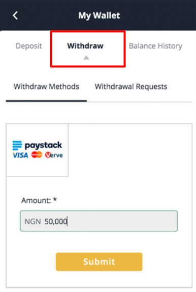 How to withdraw from BetFarm