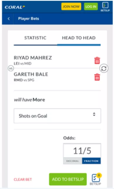 How to make a Bet on Coral