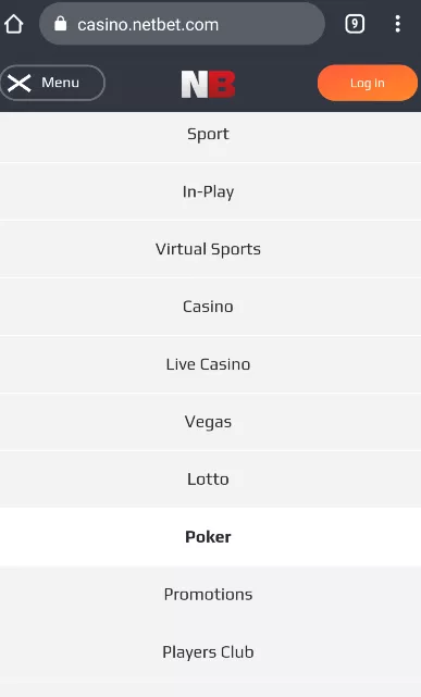 NetBet Betting Catalog