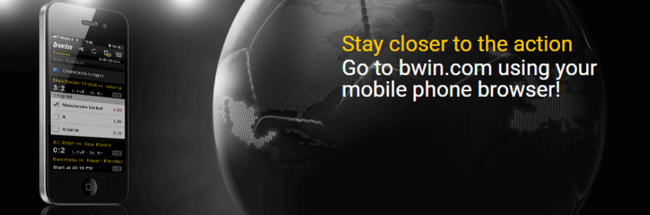 Bwin mobile version poster