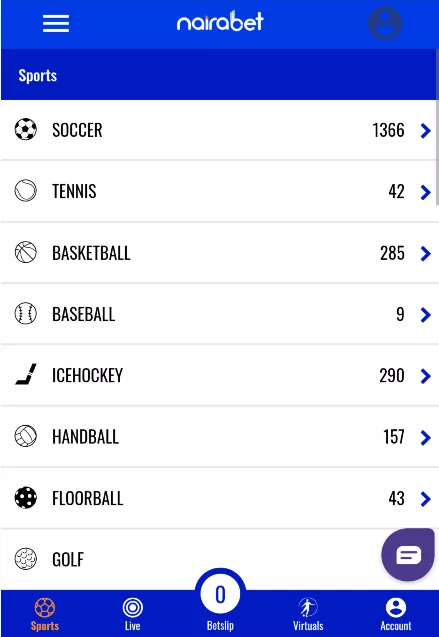 Nairabet mobile sports
