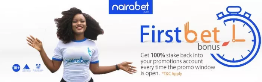 Nairabet first bet bonus