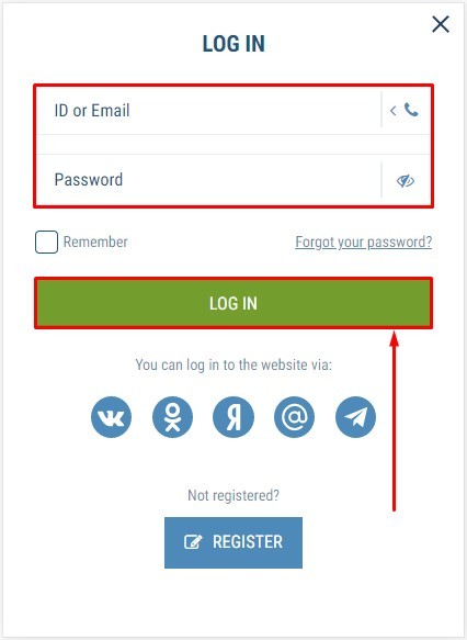 How to login to 1xbet in Nigeria