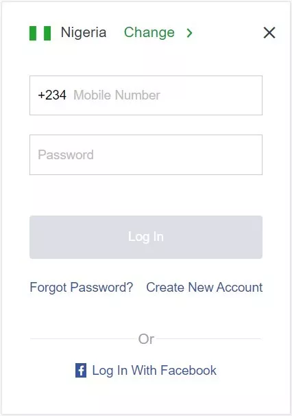 How to login to Sportybet
