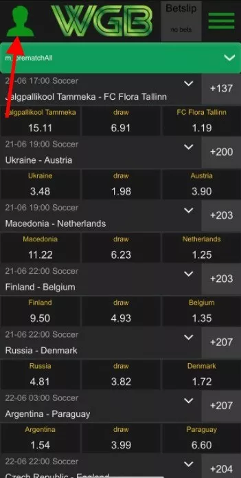 How to login to Winners Golden Bet