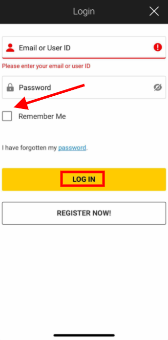 How to login to Bwin