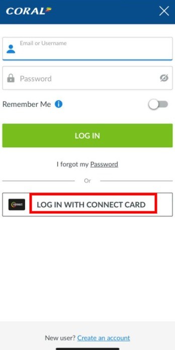 How to green login to Coral