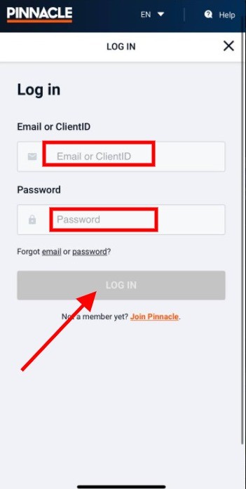 How to login to Pinnacle