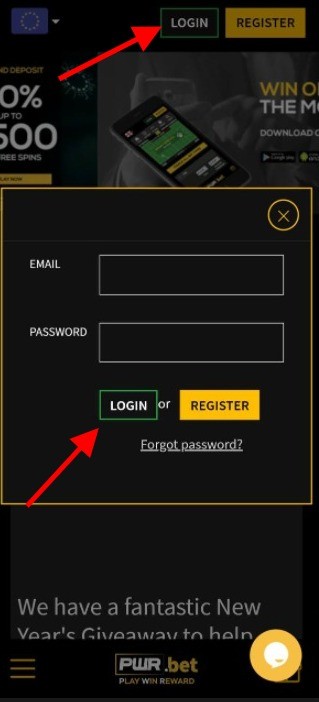 How to Log in PWR