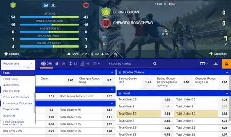 Paripesa Betting Options